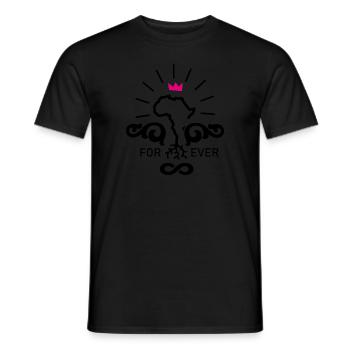 regal roots - T-shirt homme - noir - Devant - AI Model Male 178 light (178cm)
