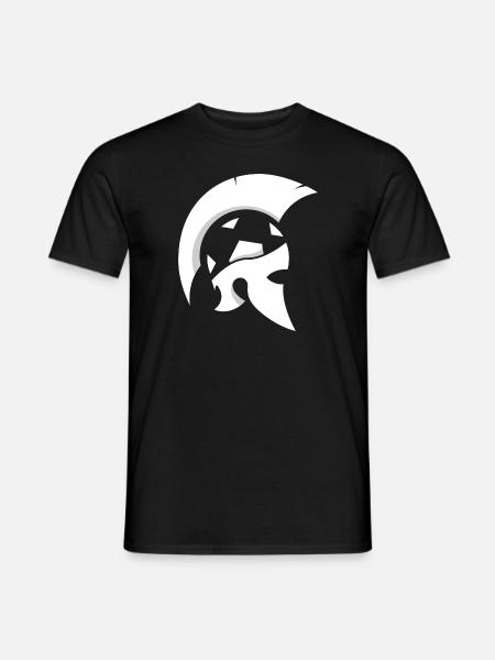 Sparta Helm Logo - Männer T-Shirt - Schwarz