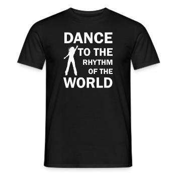 Dancing Dance Music - Männer T-Shirt - Schwarz - Vorne - AI Model Male 178 light (178cm)