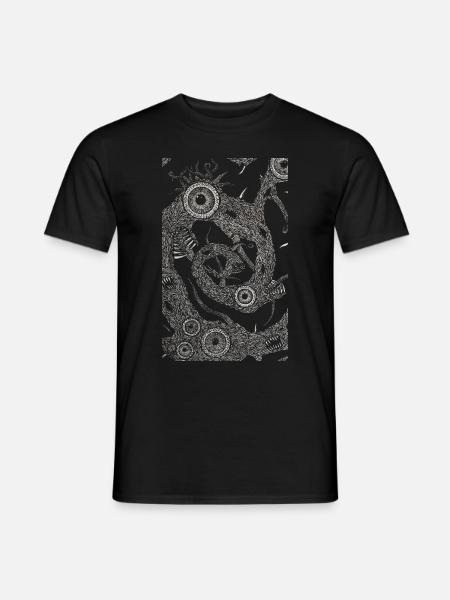 Lovecraft's dromen komen uit - Heren T-shirt - zwart