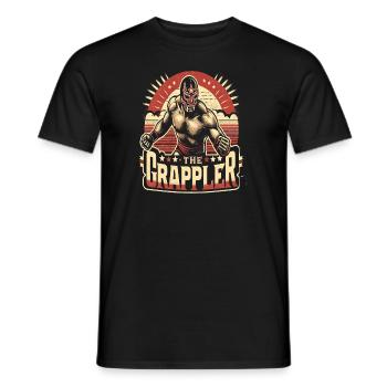 The Grappler - Männer T-Shirt - Schwarz - Vorne - AI Model Male 178 light (178cm)