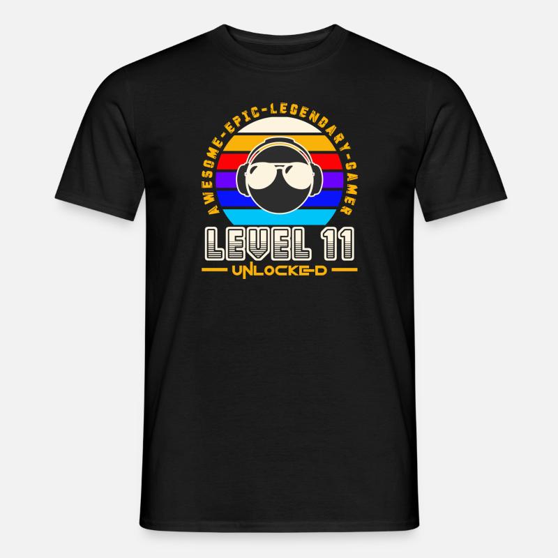 Stufe 11 - Männer T-Shirt - Schwarz