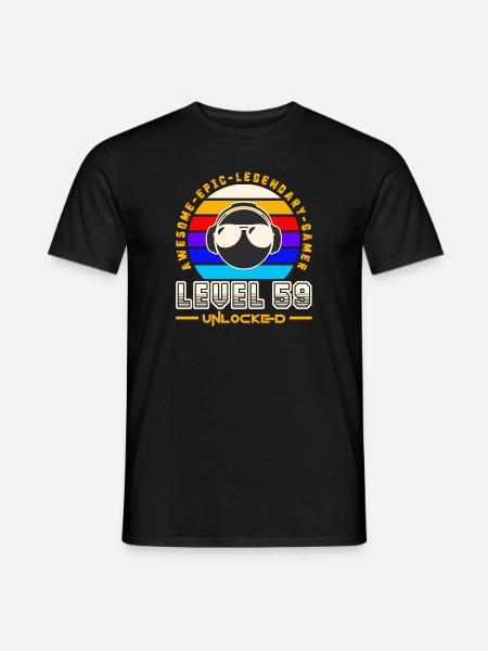 Level 59 - Men's T-Shirt - black