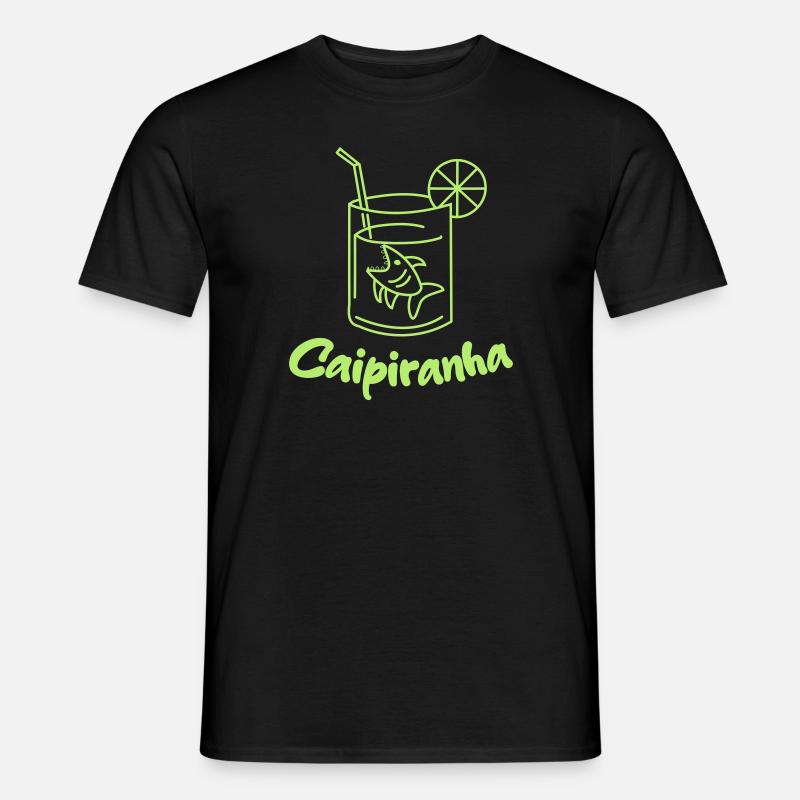 Caipiranha - Männer T-Shirt - Schwarz