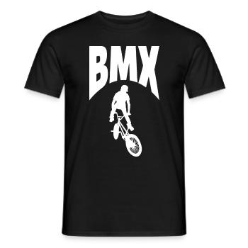 BMX Sport Extreme Passion Papa und Sohn - Männer T-Shirt - Schwarz - Vorne - AI Model Male 178 light (178cm)
