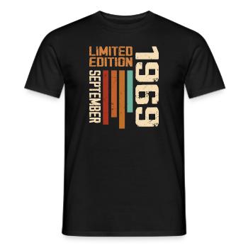Septembre 1969 Original Idée Cadeau Anniversaire - T-shirt homme - noir - Devant - AI Model Male 178 light (178cm)