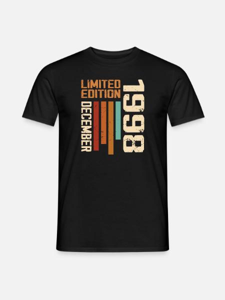 December 1998 - 1998 December - Men's T-Shirt - black