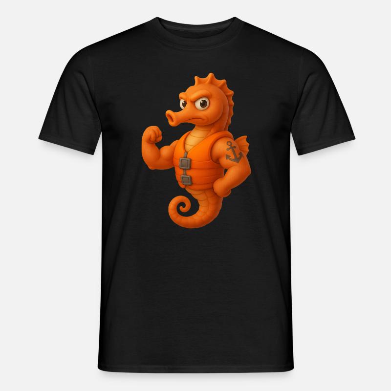 Ocean Warrior - Männer T-Shirt - Schwarz