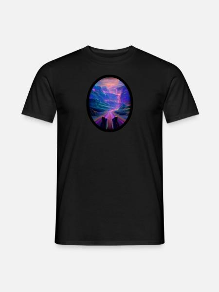 Seelenweg 03 - Men's T-Shirt - black