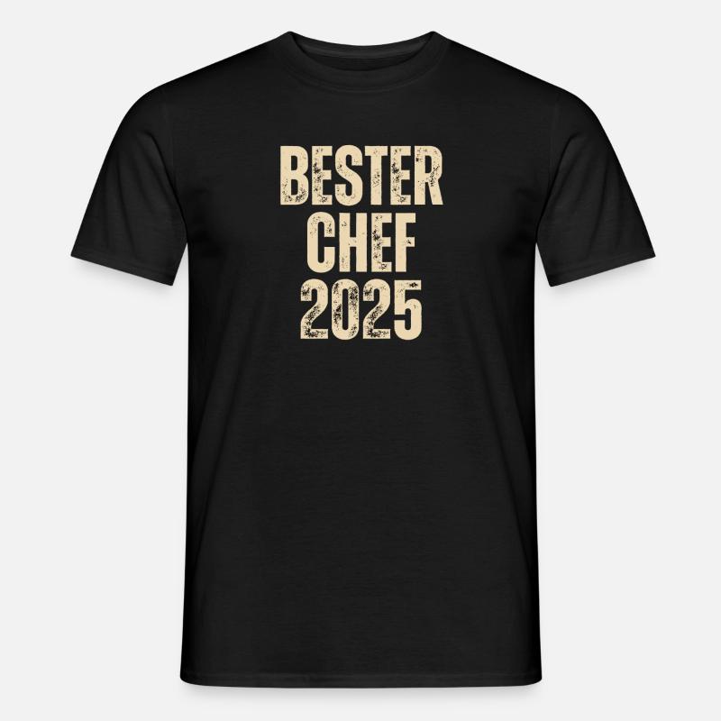 BESTER CHEF 2025 - Männer T-Shirt - Schwarz