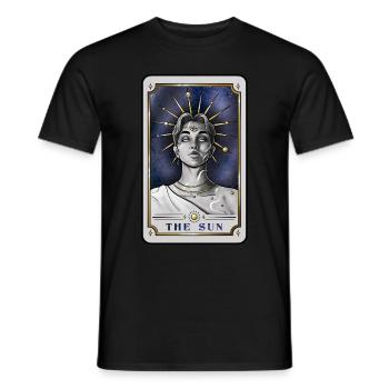 The Sun (front) - Männer T-Shirt - Schwarz - Vorne - AI Model Male 178 light (178cm)