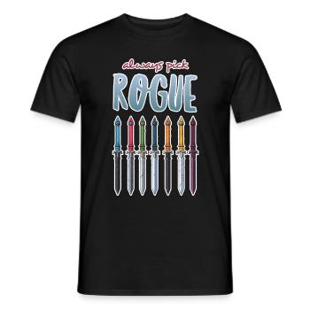 Entscheide dich immer für Schurken - Männer T-Shirt - Schwarz - Vorne - AI Model Male 178 light (178cm)