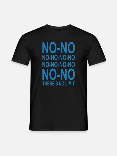 There's No Limit! - Männer T-Shirt - Schwarz