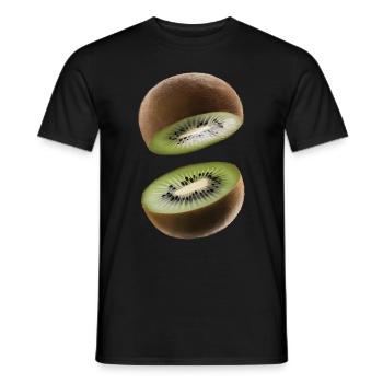 Kiwi-Geschenk - Männer T-Shirt - Schwarz - Vorne - AI Model Male 178 light (178cm)