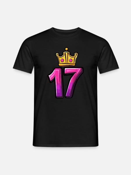 17 Number Krone - Men's T-Shirt - black