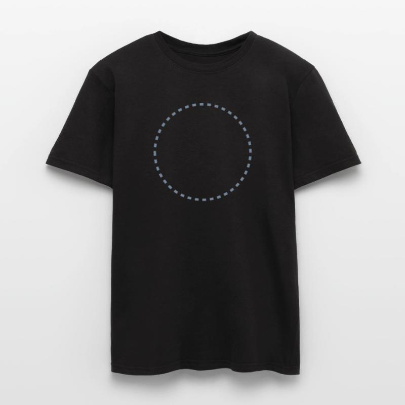 dashed_circle_1c Men's T-Shirt