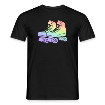 Patins à roulettes Patins à roulettes Enfants Filles Patins à roulettes - T-shirt homme - noir - Devant - AI Model Male 178 light (178cm)
