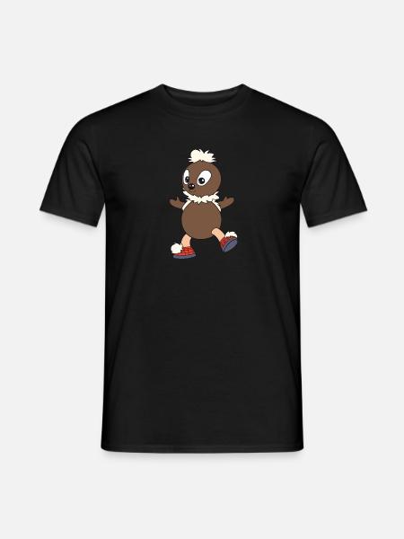 Pittiplatsch - Männer T-Shirt - Schwarz