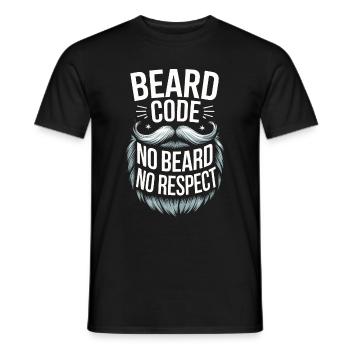 Bart Schnurrbart Bärtige Männer - Männer T-Shirt - Schwarz - Vorne - AI Model Male 178 light (178cm)