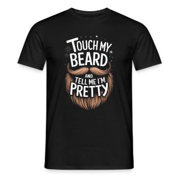 Bart Schnurrbart Bärtige Männer - Männer T-Shirt - Schwarz - Vorne - AI Model Male 178 light (178cm)