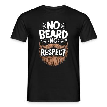 Bart Schnurrbart Bärtige Männer - Männer T-Shirt - Schwarz - Vorne - AI Model Male 178 light (178cm)
