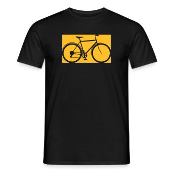 Bike - Men's T-Shirt - black - Front - AI Model Male 178 light (178cm)