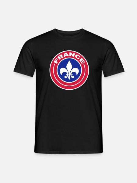 France cocarde - T-shirt homme - noir