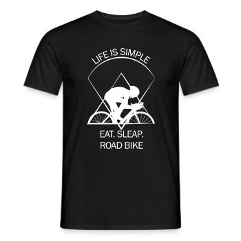 Racer - Men's T-Shirt - black - Front - AI Model Male 178 light (178cm)