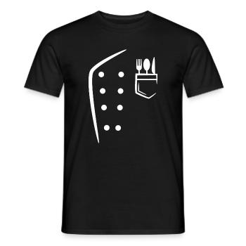 Chef, Travail, Bourreau de travail, Profession, Succès, Carrière - T-shirt homme - noir - Devant - AI Model Male 178 light (178cm)