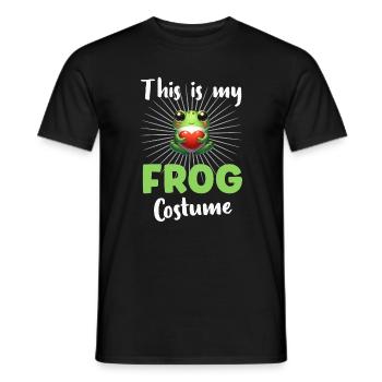 Frog Frogs - Men's T-Shirt - black - Front - AI Model Male 178 light (178cm)