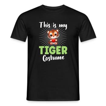 Tiger - Men's T-Shirt - black - Front - AI Model Male 178 light (178cm)
