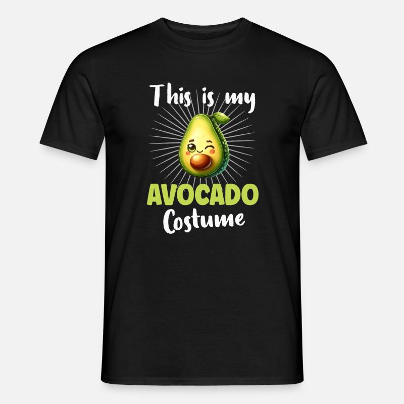 Avocado - Männer T-Shirt - Schwarz