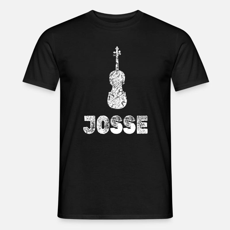 Bratsche Josse - Männer T-Shirt - Schwarz