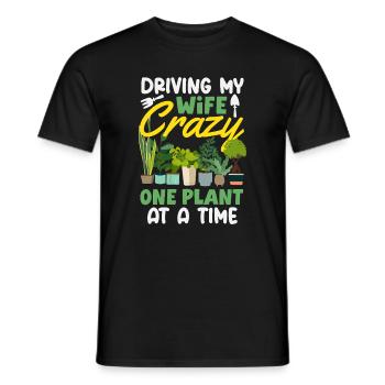 Garden & Plant Lovers Gifts - Men's T-Shirt - black - Front - AI Model Male 178 light (178cm)
