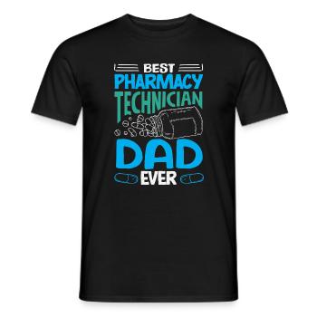 Apotheker Pharmazeutisch-technischer - Männer T-Shirt - Schwarz - Vorne - AI Model Male 178 light (178cm)