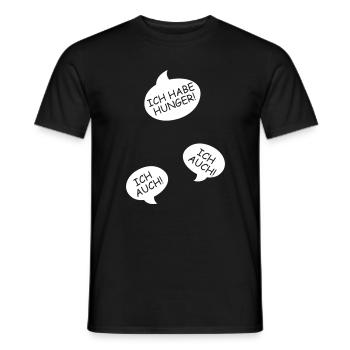 Pregnancy Announce Triplets Mom Mom - Men's T-Shirt - black - Front - AI Model Male 178 light (178cm)