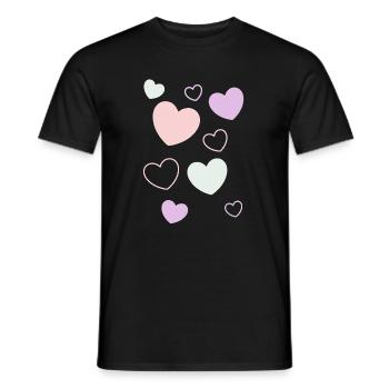 Cadeau pour la fête des mères : Idée de cadeau pour la fête des mères - T-shirt homme - noir - Devant - AI Model Male 178 light (178cm)