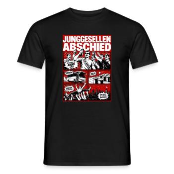Junggesellenabschied Party Legenden - Männer T-Shirt - Schwarz - Vorne - AI Model Male 178 light (178cm)
