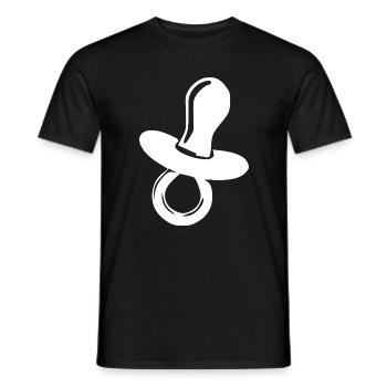 Baby Birth Gift - Men's T-Shirt - black - Front - AI Model Male 178 light (178cm)