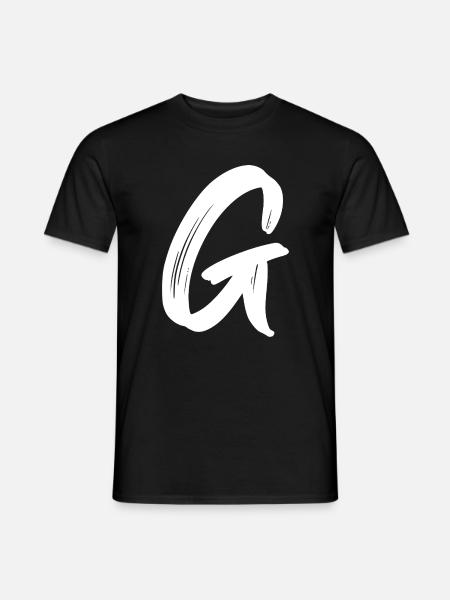 G - Männer T-Shirt - Schwarz