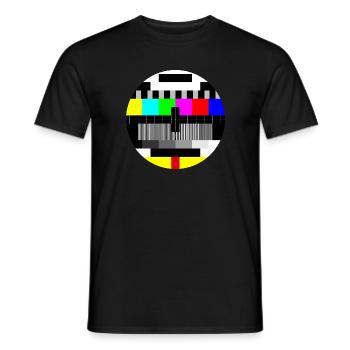 Colour test card - Men's T-Shirt - black - Front - AI Model Male 178 light (178cm)