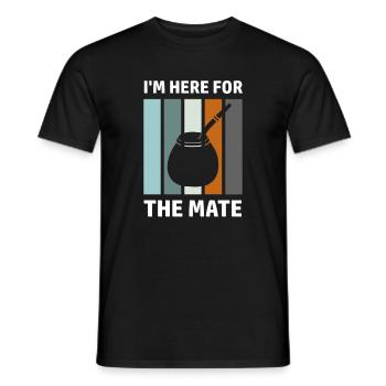 Mate Saying Amérique latine Sud-Américain Yerba - T-shirt homme - noir - Devant - AI Model Male 178 light (178cm)