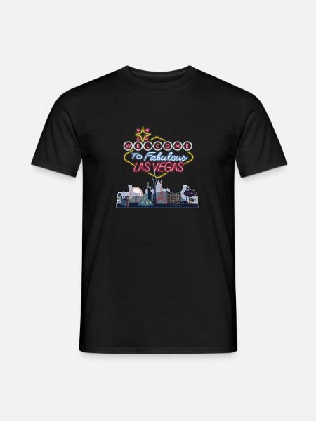 Skyline Las Vegas - Men's T-Shirt - black