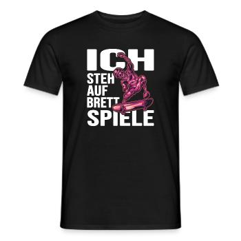 skateboard sk8 skateboarder skatepark - Men's T-Shirt - black - Front - AI Model Male 178 light (178cm)