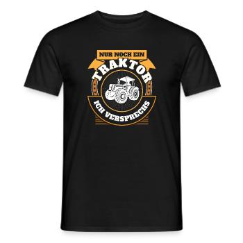 Landwirt Landwirtschaft Bauernhof Herren Shirt - Männer T-Shirt - Schwarz - Vorne - AI Model Male 178 light (178cm)