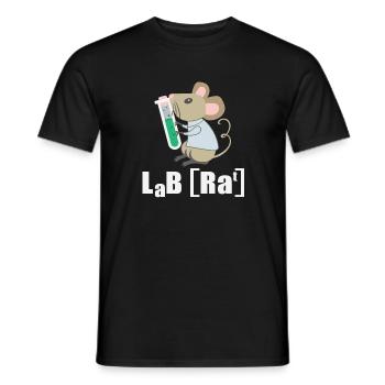 Labor Ratte Lustige Wissenschaft Lehrer Geschenk - Männer T-Shirt - Schwarz - Vorne - AI Model Male 178 light (178cm)