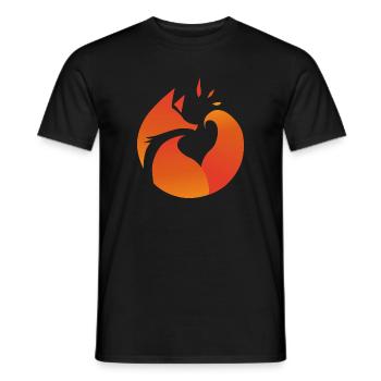 Fox Fox - Männer T-Shirt - Schwarz - Vorne - AI Model Male 178 light (178cm)