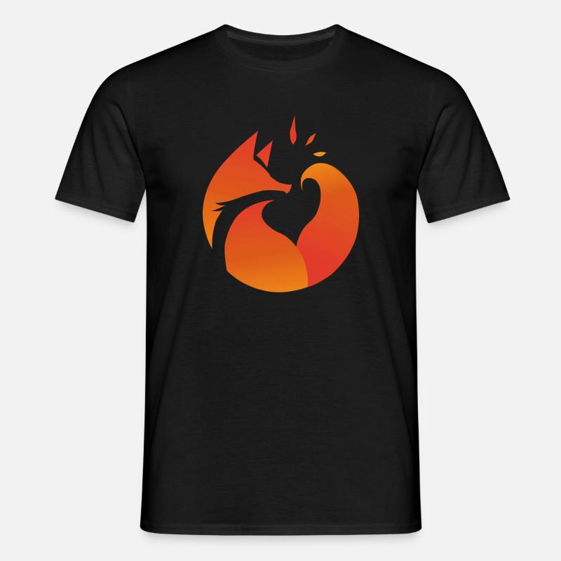 Fox Fox - Männer T-Shirt - Schwarz