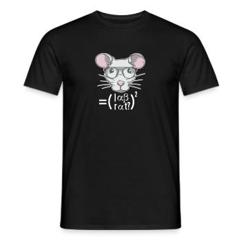Lab Rat Science Scientist Laboratory Technician - Men's T-Shirt - black - Front - AI Model Male 178 light (178cm)