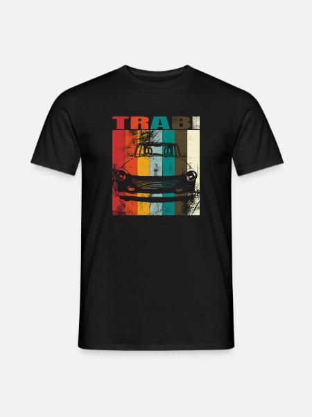 Trabi East German Car GDR Cult Retro Vintage - Men's T-Shirt - black